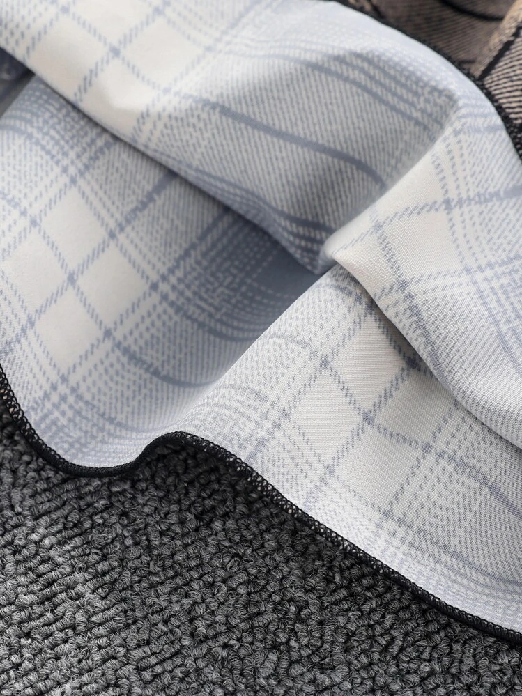 SHEIN เด็กหญิงก่อนวัยรุ่น เดรส ลายสก็อต นัวเนีย - มัลติคัลเลอร์ - ดู 8