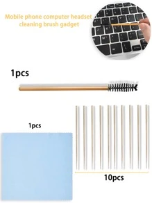 12pcs Earphone Cleaning Tool Set - Beige - View 5