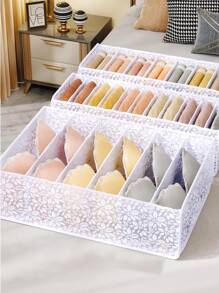 1 hộp đựng đồ lót đa năng có thể giặt được, hộp đựng đồ lót in hoa hiện đại dùng để trang trí phòng ngủ, trang trí lễ hội, trang trí phòng, trang trí nhà, trang trí phòng ngủ, quần váy, giày dép, quần jean, bốt, váy, phòng ngủ, hộp đựng đồ, đồ lưu trữ tại nhà, áo phông trắng nữ, quần đen nữ, quần áo mùa đông cho nữ, váy, quần áo mùa đông cho nữ, váy cho phụ nữ thanh lịch, áo sơ mi trắng cho nữ, tay dài, bộ đồ liền thân màu trắng cho nữ, váy mùa xuân cho nữ, trang phục mùa xuân cho nữ, mùa xuân, quần áo mùa xuân, tối giản, áo mùa hè - trắng - Xem 6