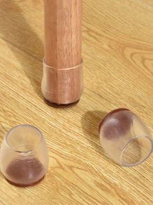 4 cái/bộ Clear Table Foot Pad, TPR Furniture Pad đơn giản cho hộ gia đình - Trong sáng - Xem 2