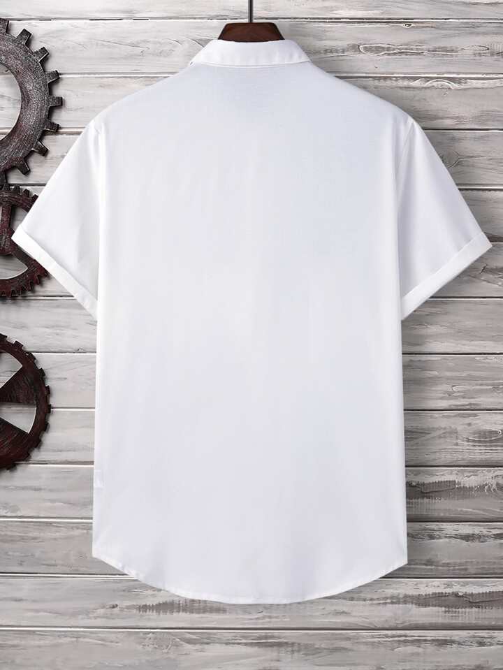 Lo nuevo en Camisa casual de hombre con botones, corte ajustado