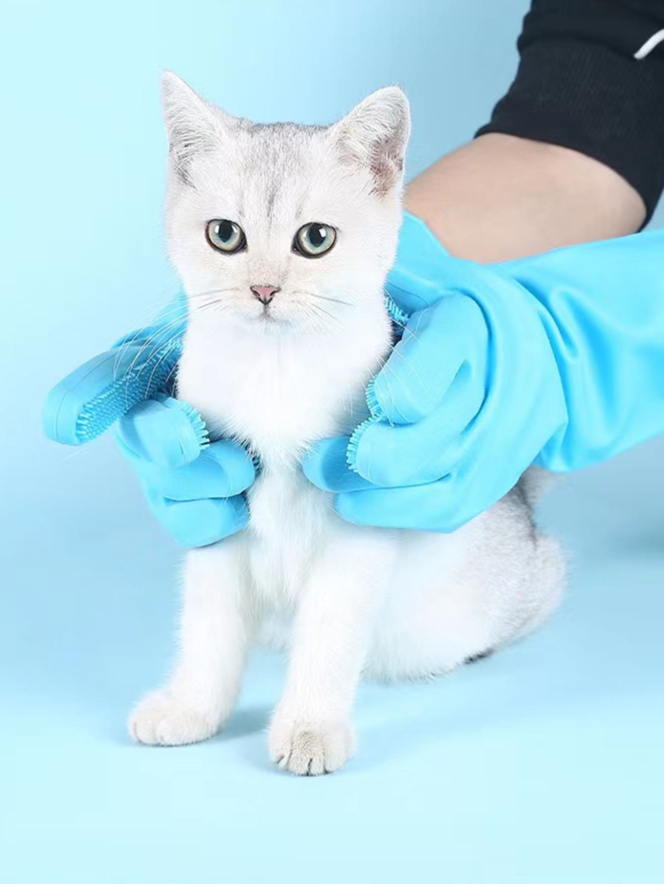 1 par Guantes de limpieza de color al azar de mascota - Multicolor - Ver 1