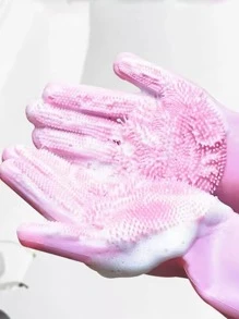 1 par Guantes de limpieza de color al azar de mascota - Multicolor - Ver 3