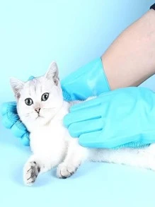 1 par Guantes de limpieza de color al azar de mascota - Multicolor - Ver 5