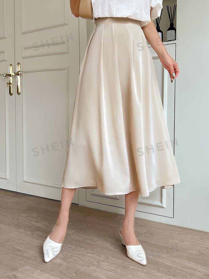 High waisted pleated skirt 08 hotsell