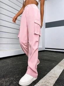 Lunelith SHEIN Lunessa Hose mit Pattentasche