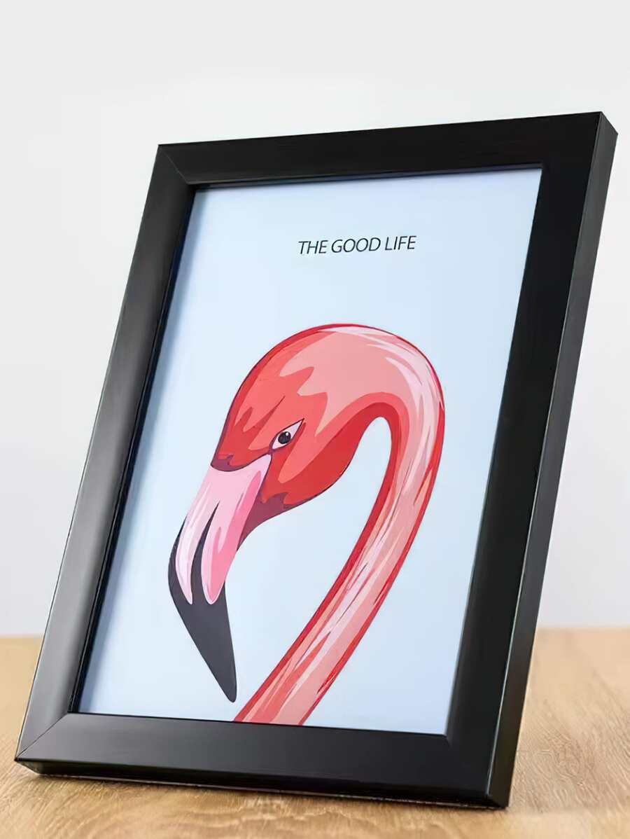 1pc Solid Color Photo Frame, Simple Photo Panel Display Rack For Home ...