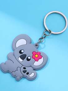 Llavero con dibujos animados con diseño de koala - Gris - Ver 2