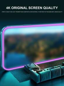 3 tờ giấy HD màn hình điện thoại cường lực - Màu tím - Xem 4