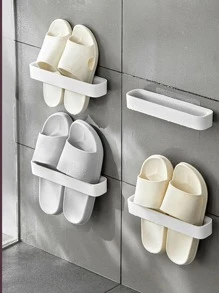 1 pieza Estante liso montado en la pared zapato