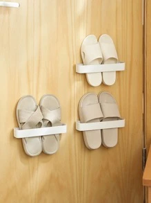 1 pieza Estante liso montado en la pared zapato