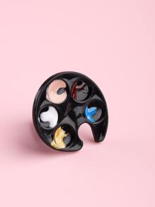 FULL BEAUTY 2件套美甲调色盘，美甲用品，美甲工具，美甲艺术工具，返校季，美甲，美甲贴片工具 - 黑色 - 查看 4