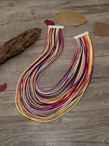 Collana a strati color block - Multicolore - Visualizzare 5