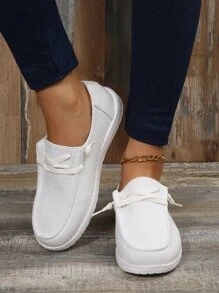 女士系帶設計休閒鞋運動戶外運動鞋