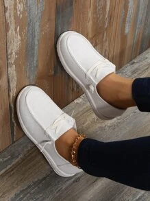 女士系帶設計休閒鞋運動戶外運動鞋