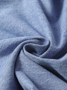 Girls Paperbag Waist Knot Front Wide Leg Jeans - Medium Wash - View 3