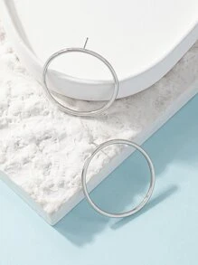 Circle Stud Earrings