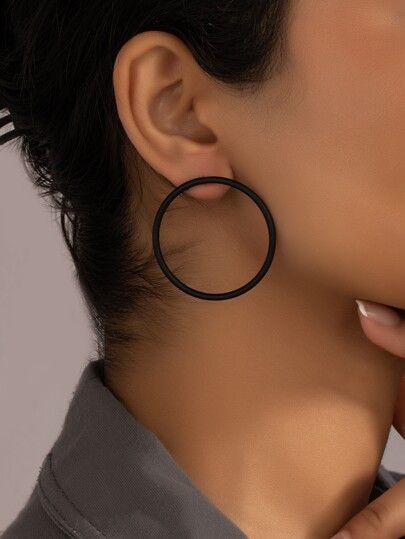 Circle Stud Earrings