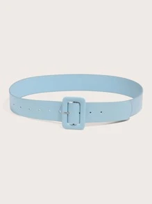 Square Buckle Belt Halloween Summer, School Fall, Autumn, Halloween - Baby Blue - View 2