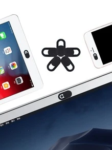 5pcs WebCam Cover Compatible With Phone & PC Lens Waterproof Shockproof Anti-Fall Anti-Fall Scratch Resistant Anti-Fingerprint Full Cover