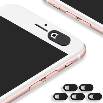 5pcs WebCam Cover Compatible With Phone & PC Lens Waterproof Shockproof Anti-Fall Anti-Fall Scratch Resistant Anti-Fingerprint Full Cover