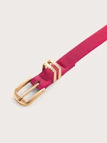 1 pieza Cinturón delgado de botón simple, adecuado para combinar con vestidos en verano, escuela, otoño y Halloween