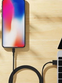 1入組Type C數據線 - 黑色 - 查看 2