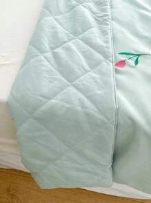 Tulip Embroidered Bedspread