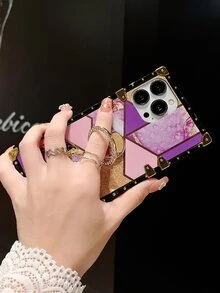 Funda compatible con iPhone con patrón de mármol - Multicolor - Ver 2