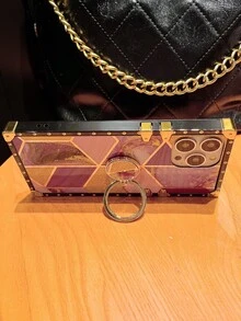 Funda compatible con iPhone con patrón de mármol - Multicolor - Ver 4