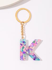 字母墜飾鑰匙圈
