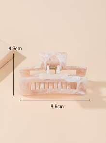地球設計簪子，適合日常使用，女孩髮型休閒款