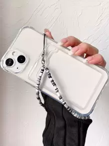 Card Slot Phone Case With Lanyard Compatible With iPhone 15/15Pro/15Plus/15Promax - Clear - View 4