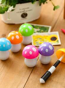 4pcs Mushroom Shaped Random Ballpoint Pen - Multicolor - View 3