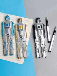 1入組機器人造型隨機中性筆 - 彩色 - 查看 3