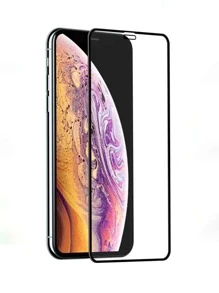 Película templada resistente a los arañazos de 5 piezas compatible con iPhone 15/15Pro/15Plus/15Promax - Negro - Ver 3