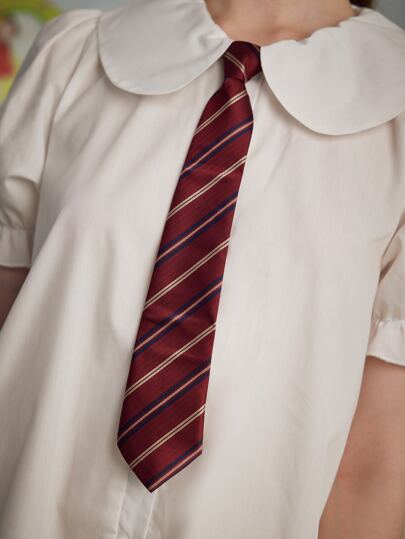 Academia Streifen Muster Krawatte