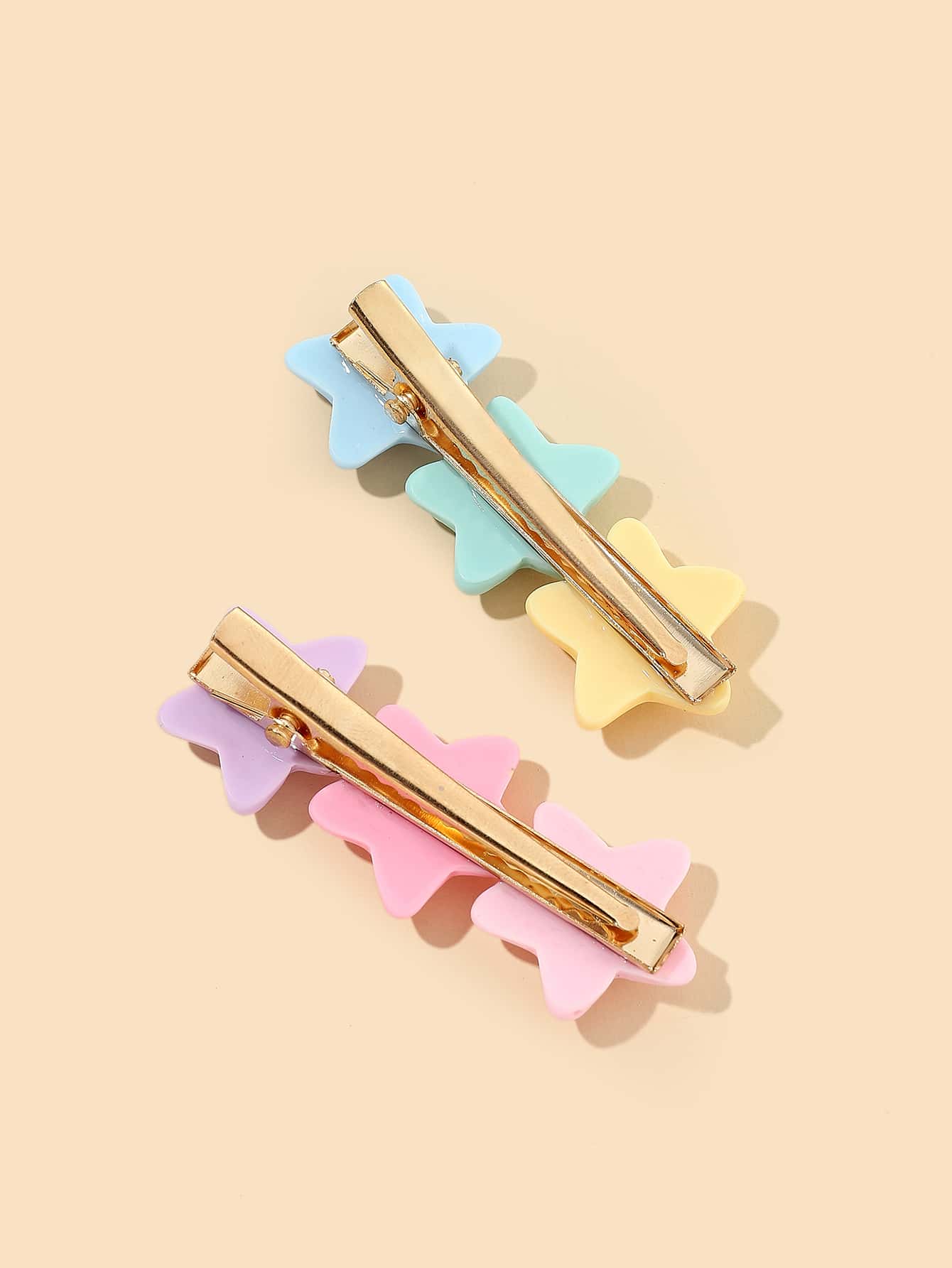 2pcs Star Decor Hair Clip SHEIN USA