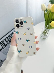 Handyhülle mit Herz Muster - Beige - Übersicht 2