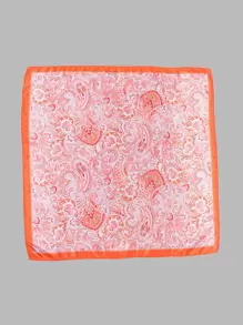 1 Khăn choàng cổ in hoa văn họa tiết hoa họa tiết Paisley cổ điển dành cho nữ, Kem chống nắng, Khăn quấn đầu, Thích hợp cho du lịch, Tiệc tùng, Lễ kỷ niệm Khăn rằn, Dây buộc tóc, Băng đô Lý tưởng để tôn lên diện mạo của bạn - trái cam - Xem 4