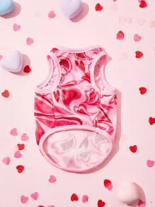 PETSIN Valentine's Day Heart Print Pet Tank