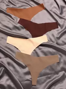 4件無痕內褲 - 彩色 - 查看 1