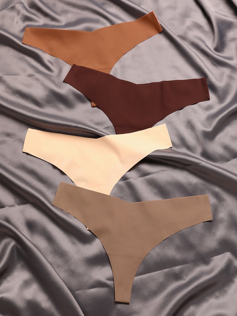 4件無痕內褲 - 彩色 - 查看 1