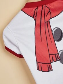 1 Áo thun thú cưng màu trắng có nút nhiều màu, vải mỏng và thoáng khí, dành cho chó Teddy, chó nhỏ, chó Poodle - Nhiều màu - Xem 7