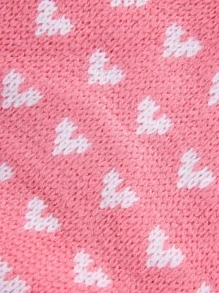 愛心圖案寵物套頭毛衣 - 彩色 - 查看 7