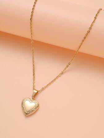 Collana con ciondolo a forma di cuore, Regalo di San Valentino, per Mamma, Festa della Mamma