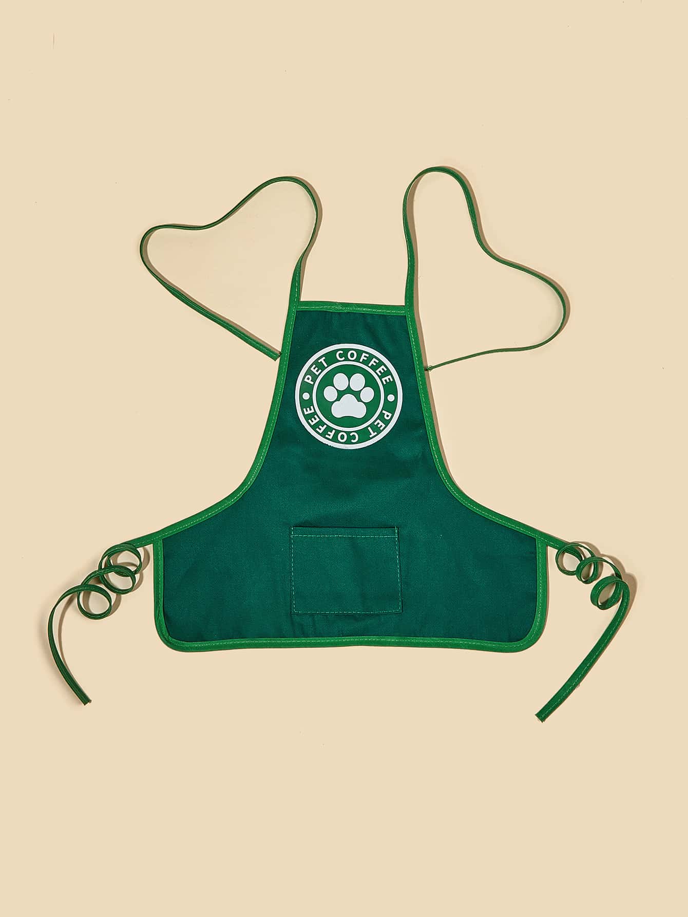 1pc Letter Graphic Pet Apron Halloween Halloween Costumes