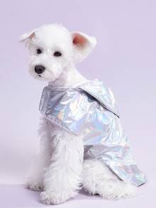 Hooded Neon Pet Raincoat