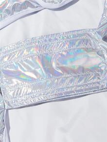 Hooded Neon Pet Raincoat