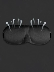 1 cái che mắt màu rắn - màu đen - Xem 5